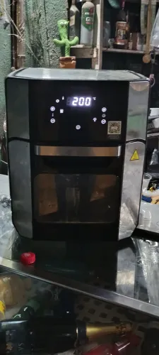 Air Fryer Oven, uma fritadeira elétrica com porta de vidro,
