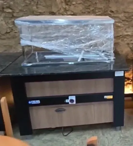 Buffet Modulado Aquecido Frilux Linha Pop 6GN - Novo e Montado