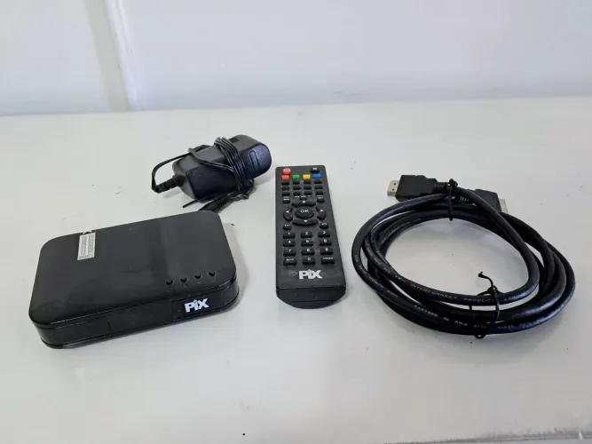 Conversor Digital para TV - Controle/ Fonte / Cabo