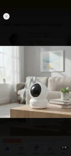 Câmera WiFi Interna EZVIZ C6N 2MP Full HD