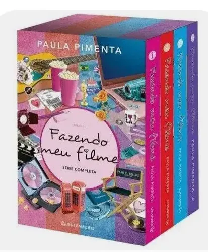Box completo Fazendo o meu filme paula pimenta