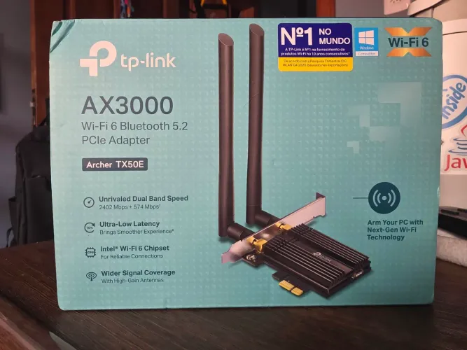 Tp-link ax3000 wi-fi 6 Bluetooth 5.2 placa pcie
