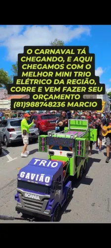 ALUGUEL DE MINI TRIO ELÉTRICO * MARCIO 