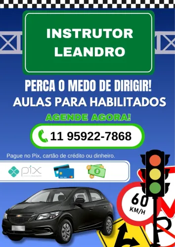 Aulas para habilitados instrutor credenciado pelo detran !!