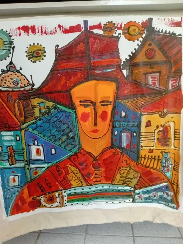 Quadro Tela Arte pintura de artista de Olinda