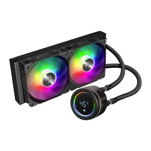 Water Cooler Pichau Aqua 240X, ARGB, 240mm, Preto, 12x 28,91