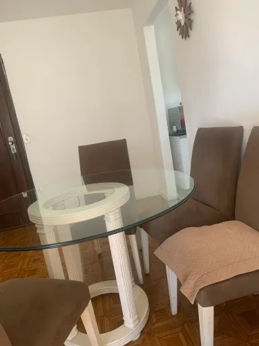 Mesa Vidro Redonda