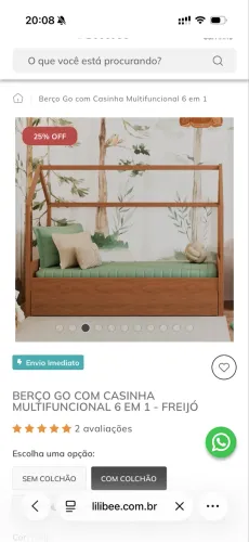 Berço Multifuncional GO Lilibee