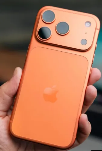 Celular iPhone 17 PRO 256GB -- Laranja " E-Sim -- iPhone Original com NF e Garantia
