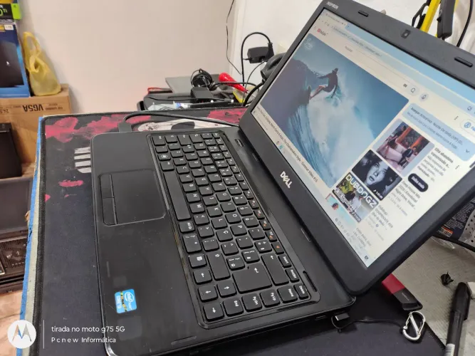 Notebook Dell troca em vídeo game