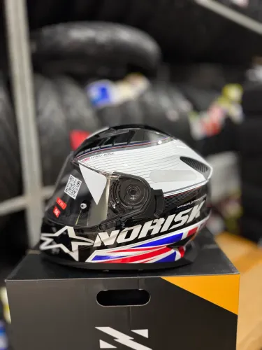 Capacete Norisk bandeira usa tamanho 62