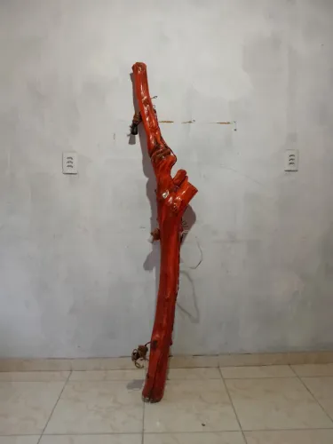 luminária rústica