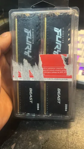 Memoria ram Fury 2x8gb 2 mes de uso com nota!