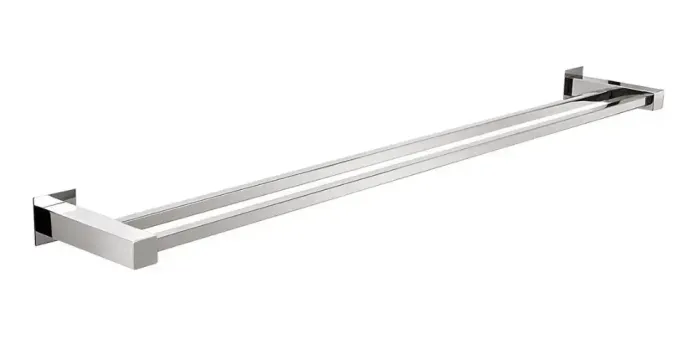 Toalheiro Duplo 1 Metro Inox - Kromus