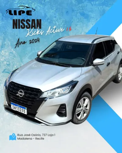 Nissan Kicks Active 1.6 16V Flex Aut. 2024