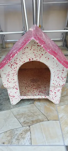 Casinha para cachorro de fibra, raças pequenas
