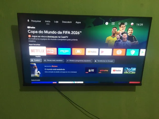 Vendo tv android tcl 43 polegada