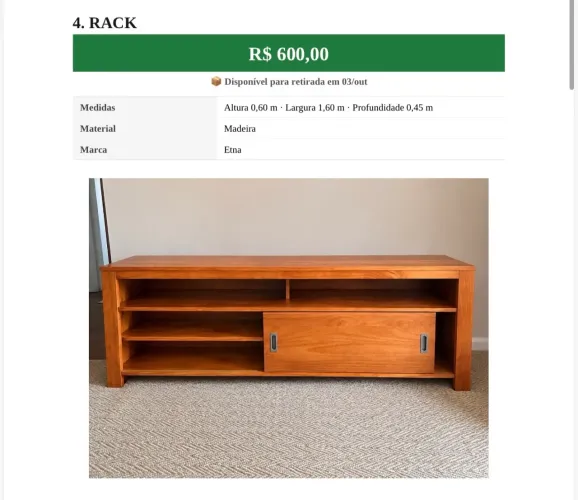 Rack sala