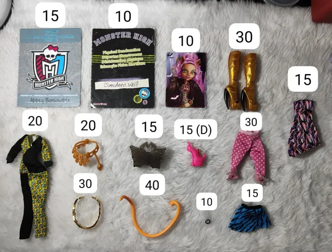 Acessórios Bonecas Monster High G1