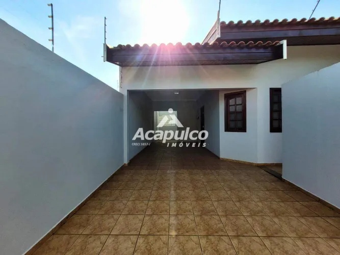 Casa para alugar com 03 quartos, sendo 01 suíte, no Vila Omar em Americana/SP.