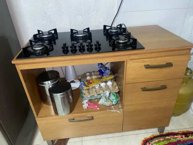 Vendo fogão cooktop com balcão