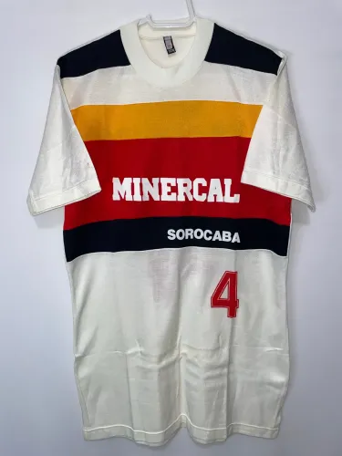Camisa de basquete da Minercal de Sorocaba anos 80