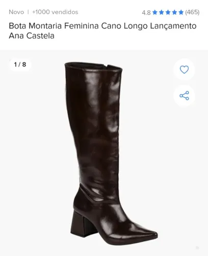 Vendo bota usada 1x ( 130,00 ) motivo: ficou apertada