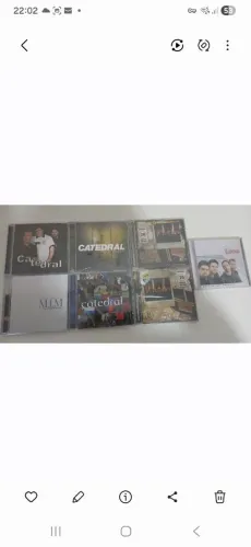 7 CDs Originais da Banda Catedral Lacrados