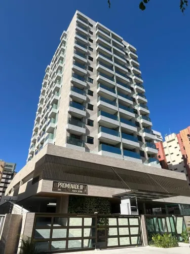 02 quartos sendo 01 suíte, com móveis fixos e nascente, na Ponta Verde