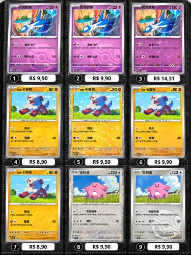 Cartas Pokémon -10% da liga
