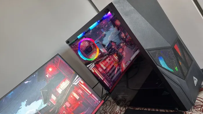 Pc gamer + 2 monitores tela curva 27" 100HZ