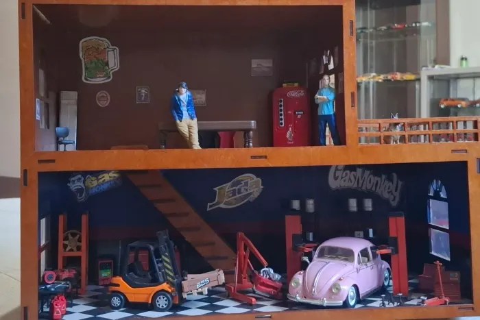 Diorama oficina 1:24