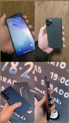 TROCO GALAXY S25 ULTRA 512GB E IPHONE 11 PRO 512GB POR IPHONE 17 PRO MAX
