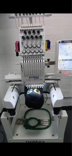 Máquina De Bordar Protex 1 Cabeça 9 Agulhas - Nova Na Caixa