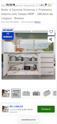 BANCADA BARTIRA GOURMET 