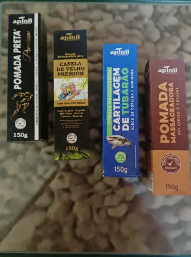 Pomada em gel massageadora