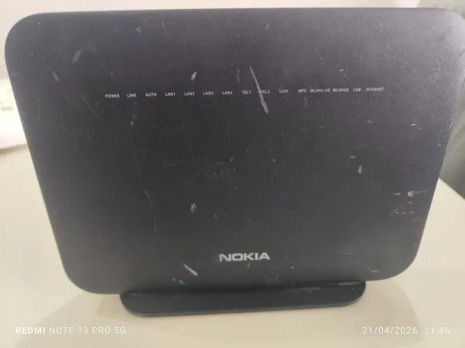 Roteador Nokia G-240w-g 5g/4g Fibra Óptica (Usado)
