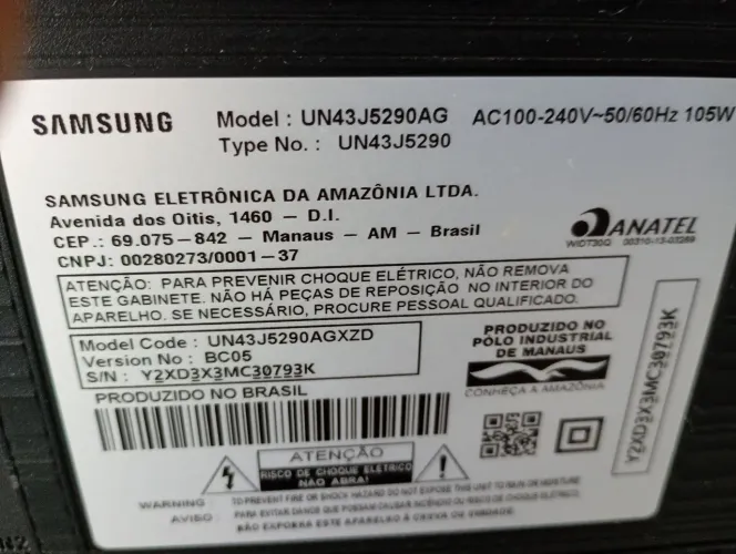 Vendo TV Smartv 42 Pol. Samsung 