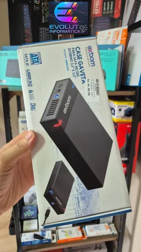 Case HD externo 2,5 e 3,5 novo lacrado com garantia!