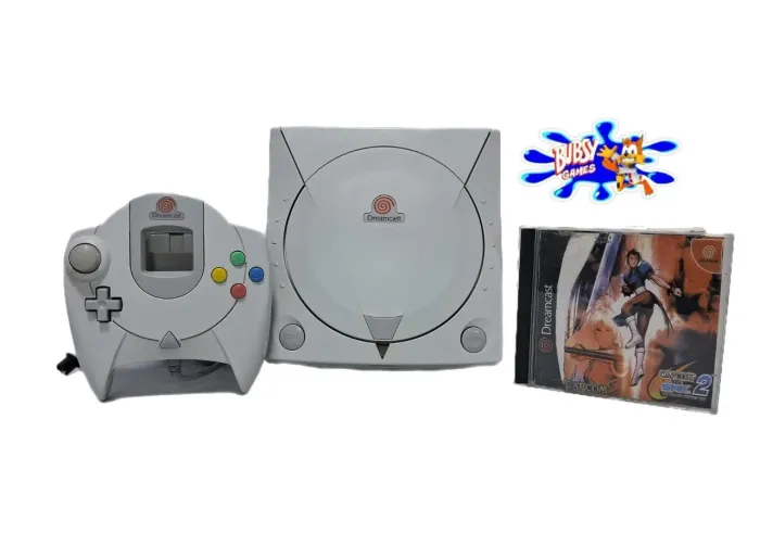 Sega dreamcast branquinho americano leitor bom