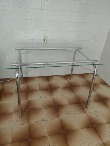 mesa de vidro 4 lugares