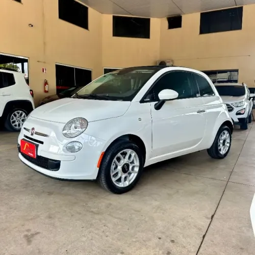 Fiat 500 Cabrio (conversível) 1.4 Evo (Flex) 2015, raridade, troca e financia.