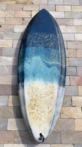 Prancha Kingboard, full carbon, 5'2, 40 litros, para foil