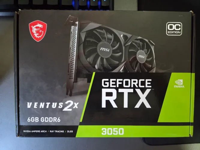 Placa de Video RTX 3050 MSI NOVA