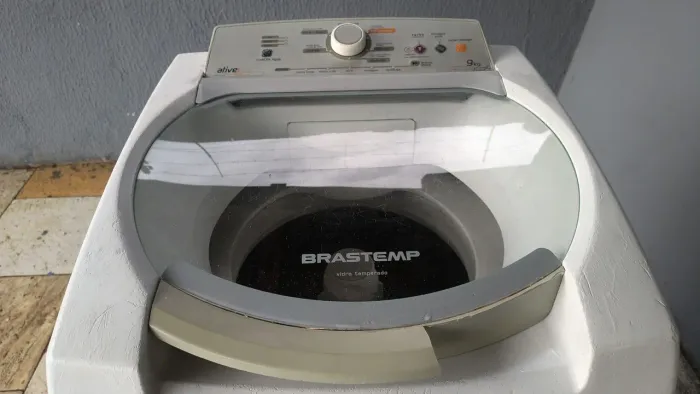 Máquina de lavar 9kg (Entrego com taxa) Aceito cartão com taxa da máquina