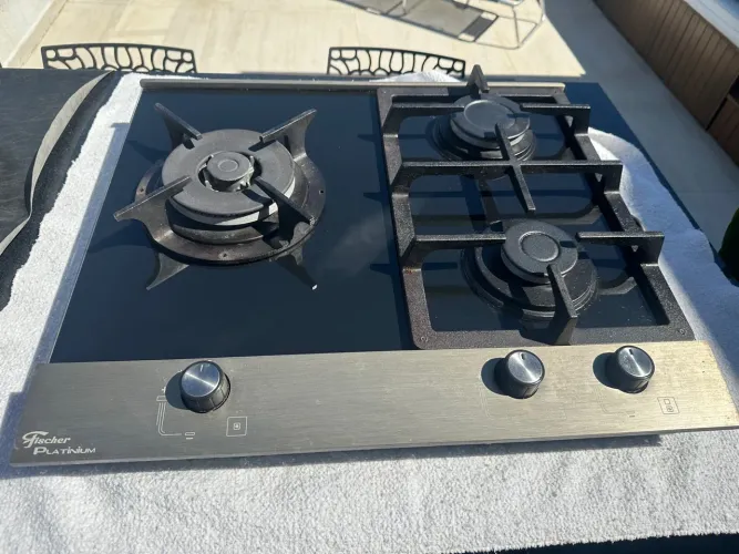 Cooktop a Gás Fischer 3 Bocas