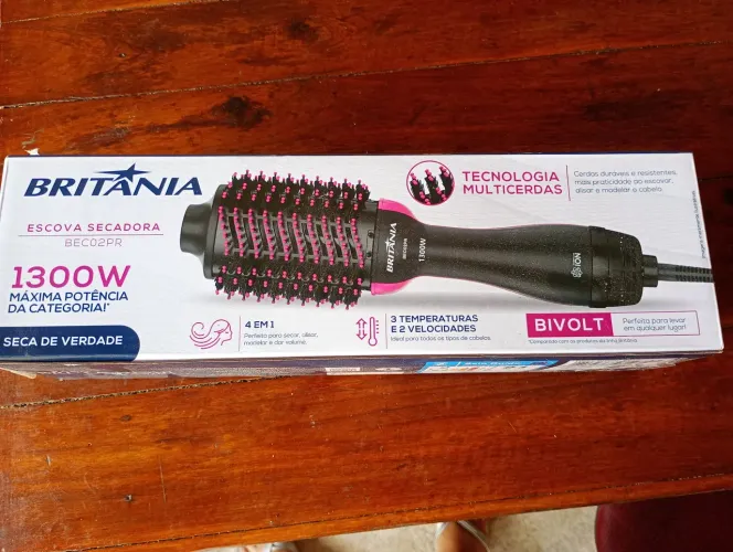 Escova secadora modeladora britania