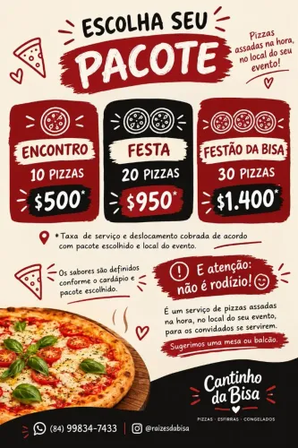 Pizza em casa