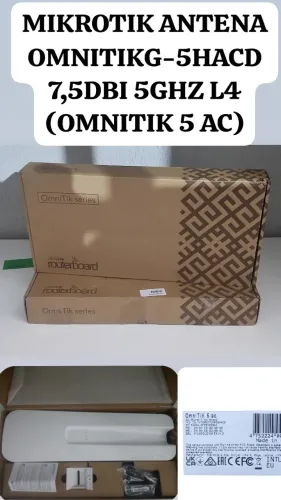 01UN - MIKROTIK ANTENA OMNITIKG-5HACD 7,5DBI 5GHZ L4 (OMNITIK 5 AC)
