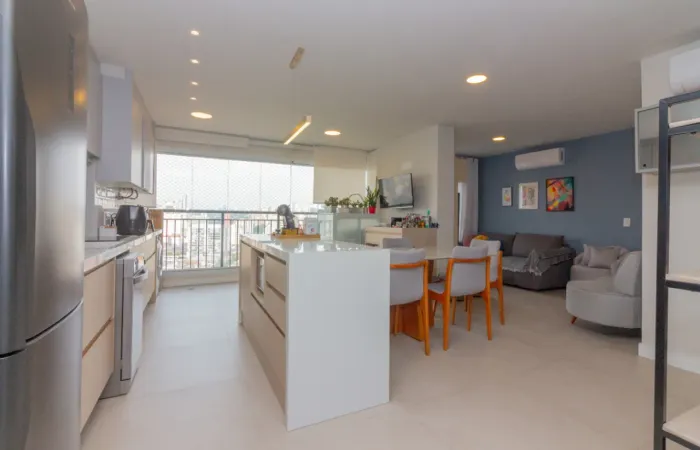 Apartamento para venda em Barra Funda com 3 quartos, sendo 1 suíte, 68m²